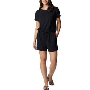 Columbia Slack Water Knit Romper UPF 50 Drawstring Waist Omni-Wick Small NWT